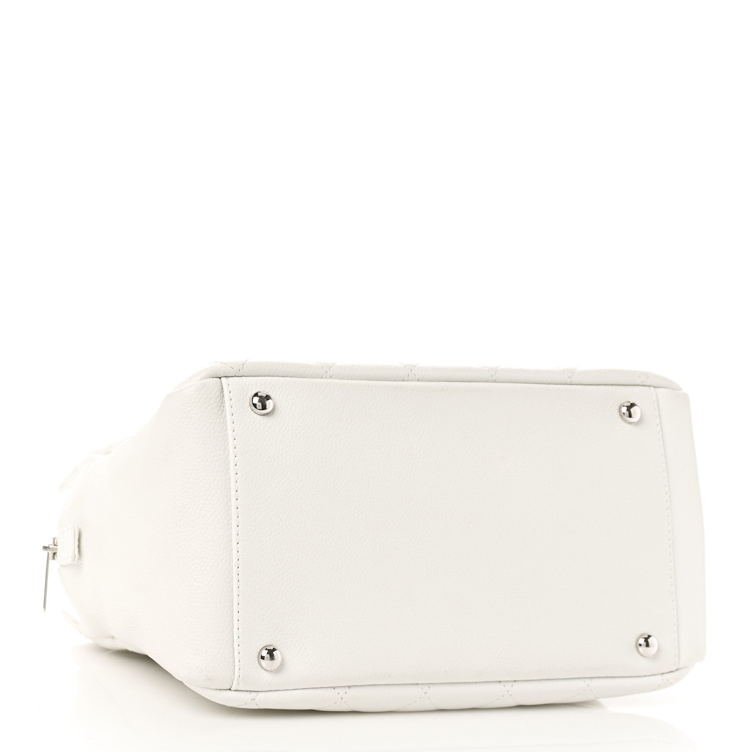 Chanel Caviar Quilted Petit Timeless Tote PTT White 4 of 9