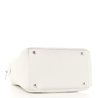 Chanel Caviar Quilted Petit Timeless Tote PTT White 4 of 9