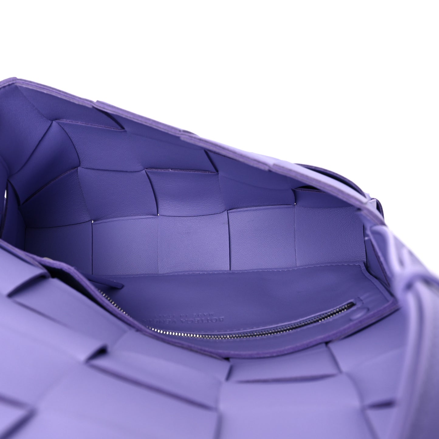 Lambskin Intreccio Cassette Crossbody Bag Wisteria