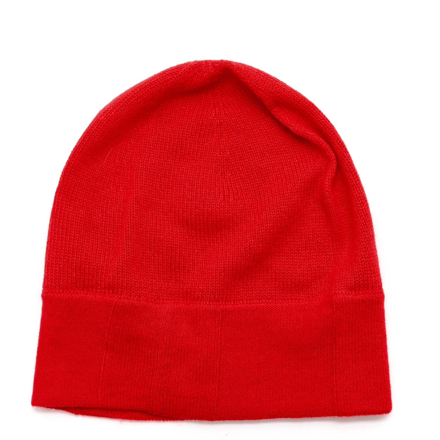 Chanel Cashmere Blend CC Beanie Hat Red 3 of 5