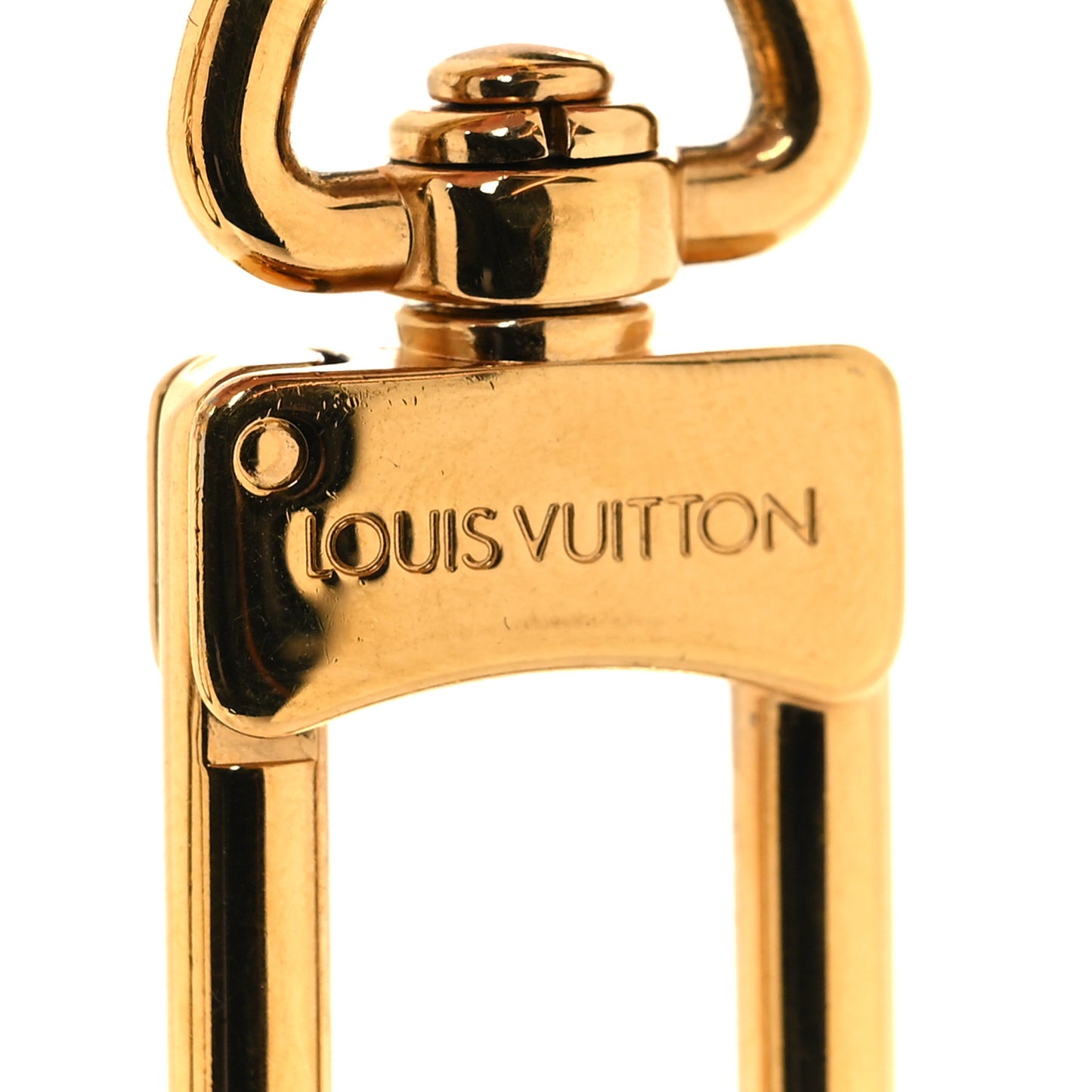 Monogram Spring Street Bag Charm Key Holder Gold