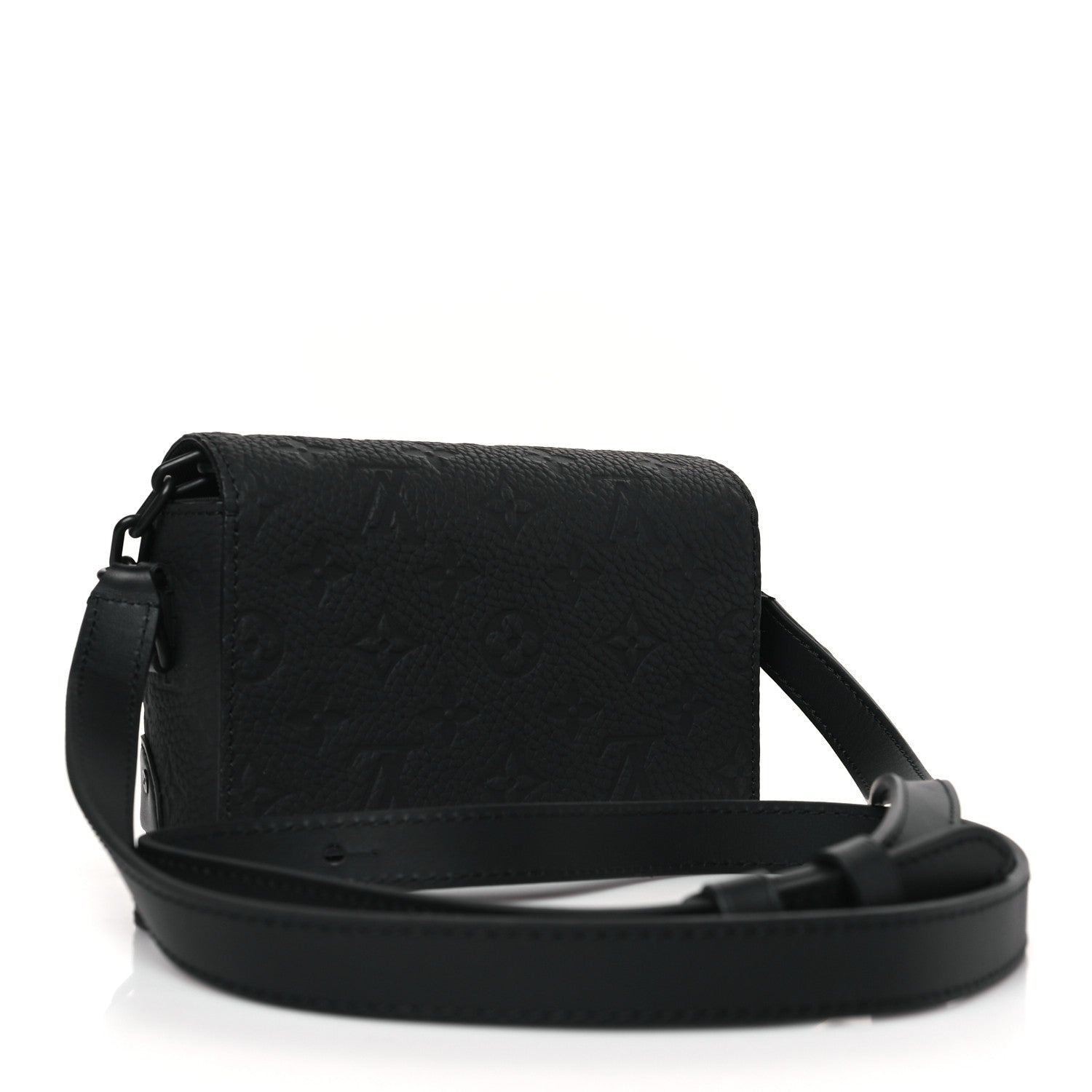 Louis Vuitton Taurillon Monogram Steamer Wearable Wallet Black 3 of 8