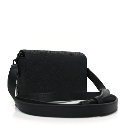 Louis Vuitton Taurillon Monogram Steamer Wearable Wallet Black 3 of 8