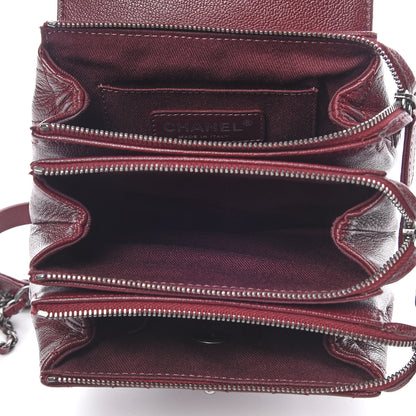 Chanel Goatskin Quilted CC Waiter Crossbody Burgundy 5 of 11