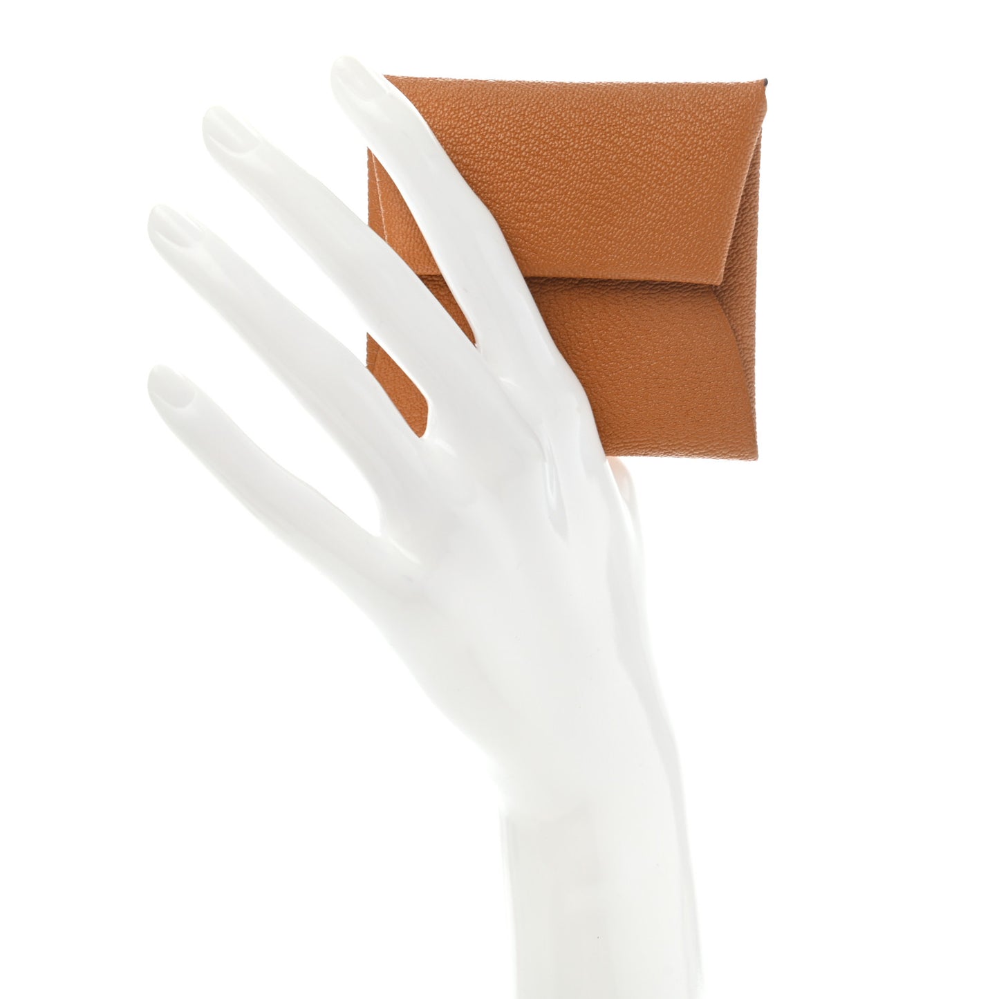 Chevre Mysore Bastia Verso Coin Purse Caramel Mauve Sylvestre