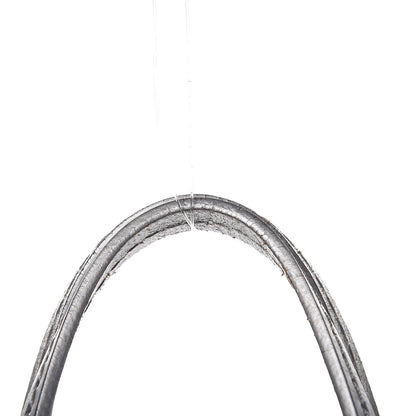 Chanel Metallic Grained Calfskin Shopping Fever Tote Silver 8 of 12
