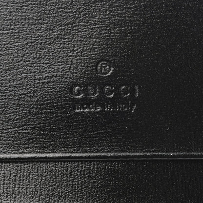 Gucci Calfskin Bi-Color Jackie 1961 Card Case Mystic White Black 5 of 6