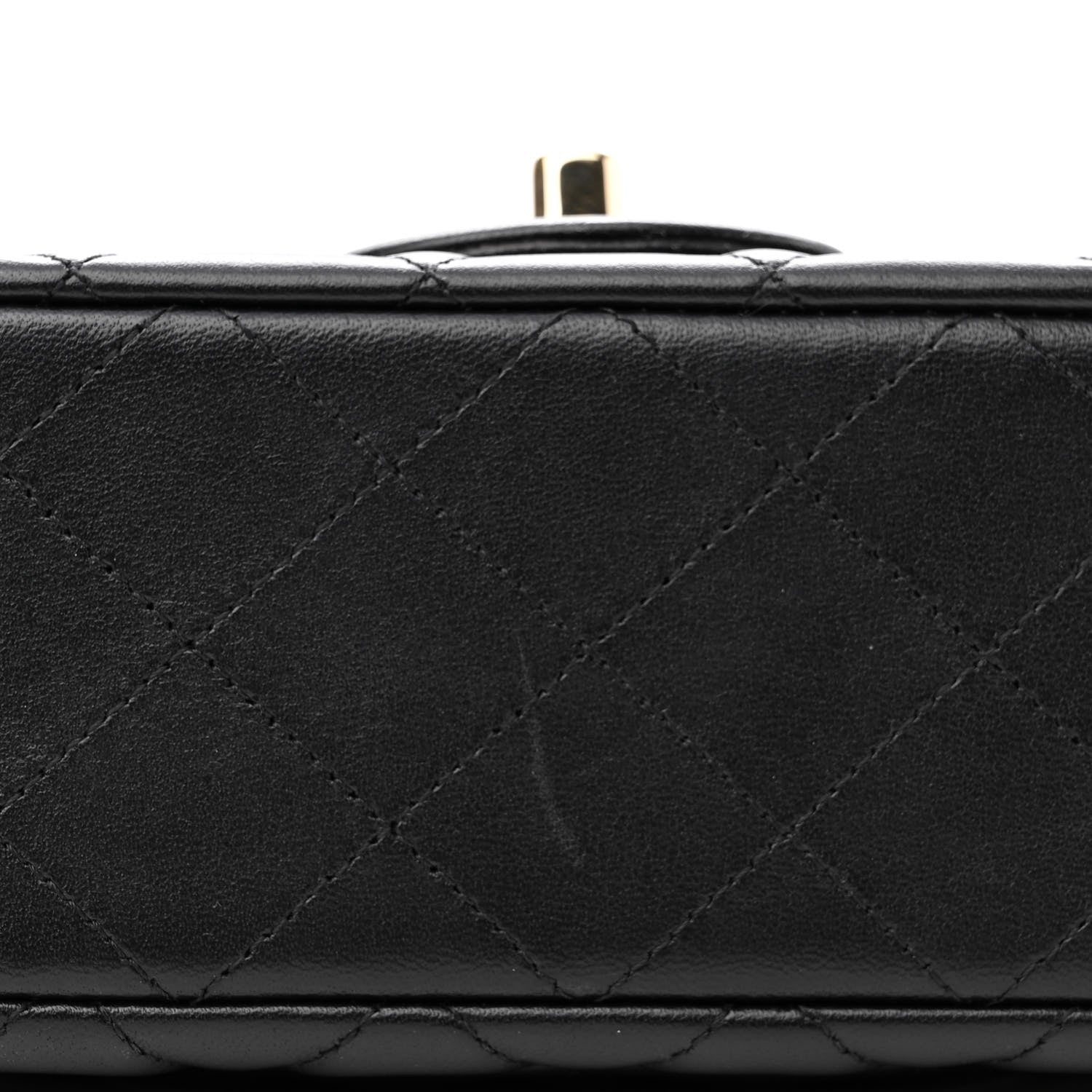 Chanel Lambskin Quilted Mini Rectangular Flap Black 11 of 13