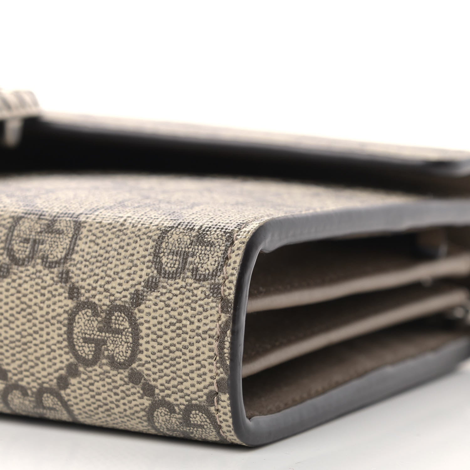 Gucci GG Supreme Monogram Mini Dionysus Chain Wallet Beige Taupe 9 of 11