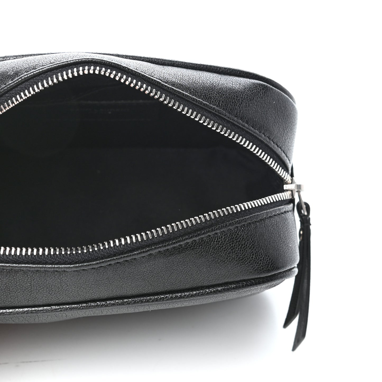 Lambskin Monogram Lou Belt Bag Black