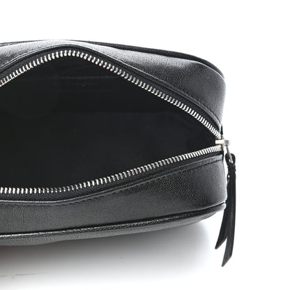 Saint Laurent Lambskin Monogram Lou Belt Bag Black 5 of 10