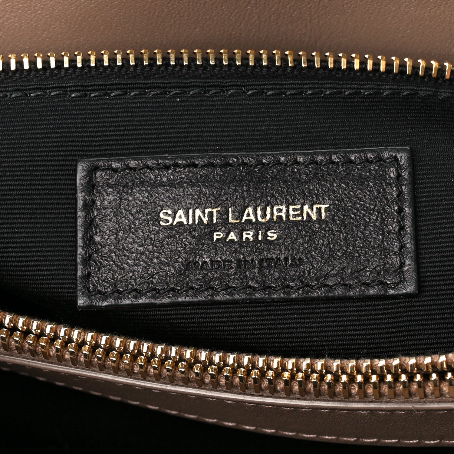 Saint Laurent Suede Y Quilted Monogram Medium Loulou Chain Satchel Taupe 7 of 11