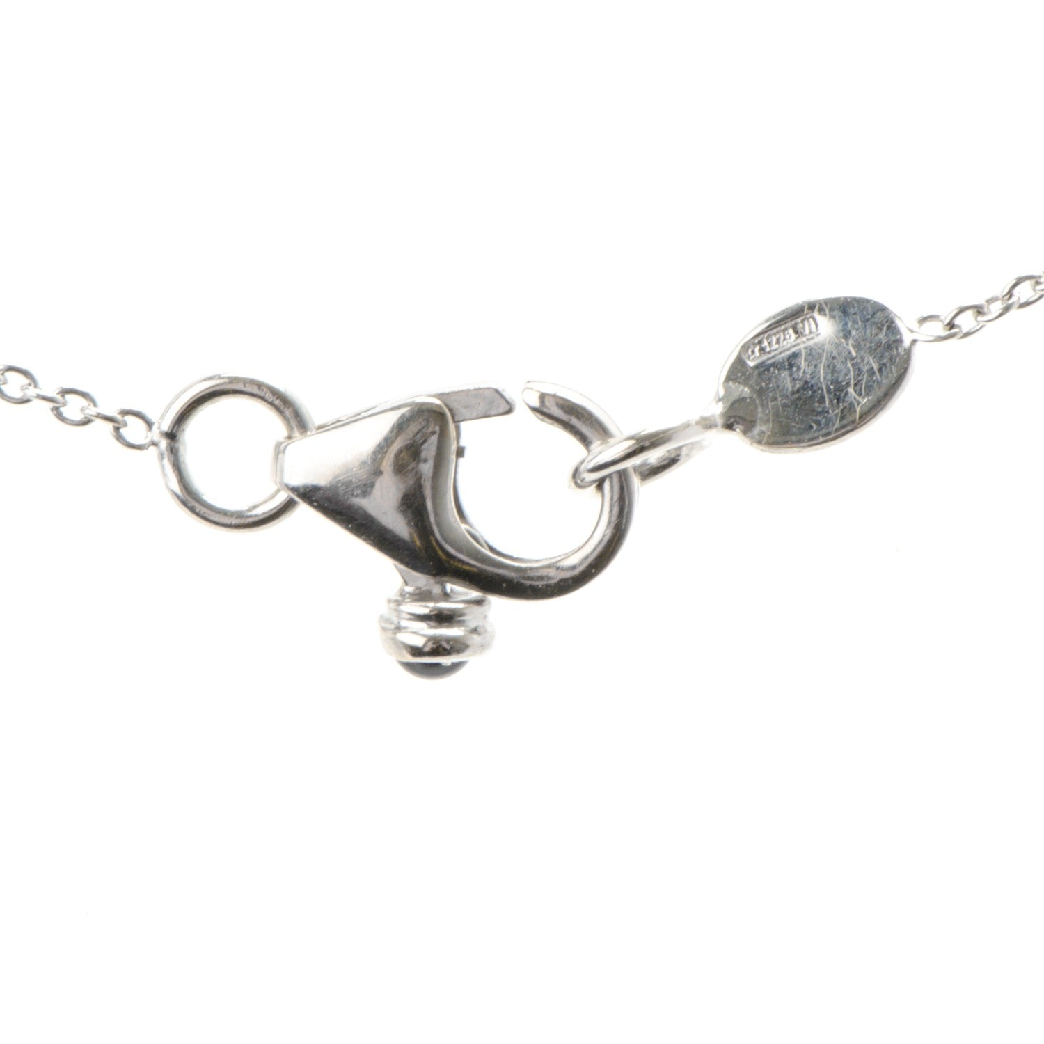 Tiffany 18K White Gold Elsa Peretti Diamonds by the Yard Station Necklace 5 of 6