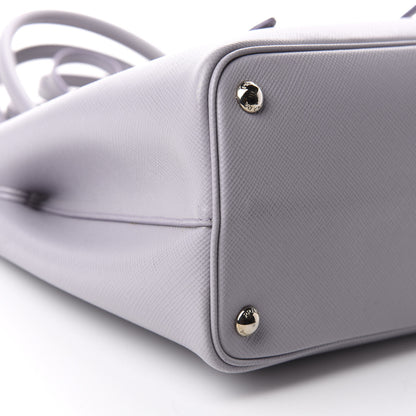 Prada Saffiano Cuir Small Double Handle Tote Glicine 7 of 16