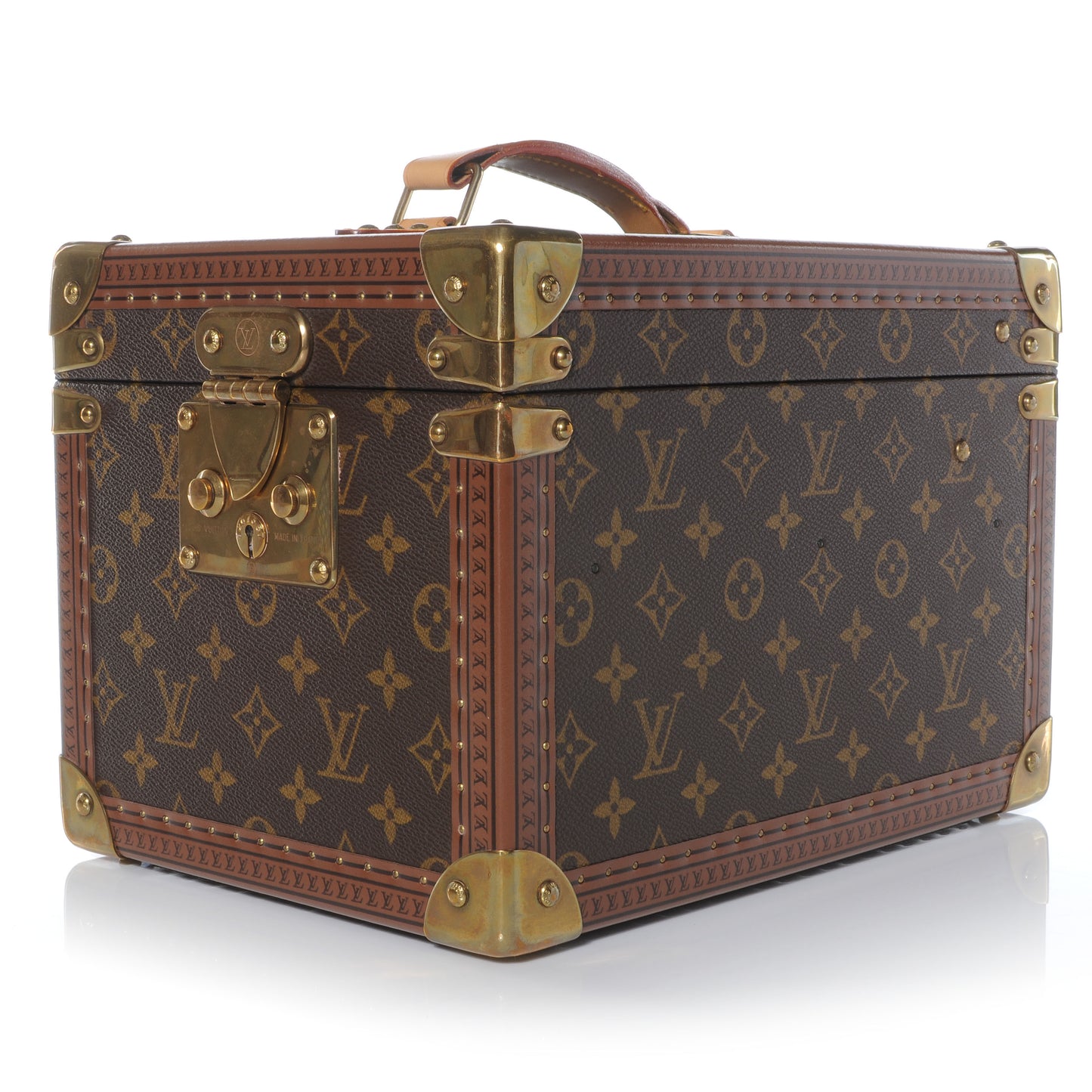 Monogram Boite Flacons Lozine Beauty Train Trunk Case