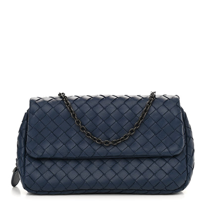 Bottega Veneta Nappa Intrecciato Small Chain Crossbody Denim 1 of 9