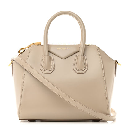 Givenchy Shiny Lord Calfskin Mini Antigona Natural Beige 1 of 13