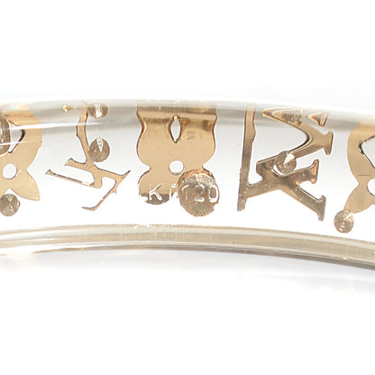 Louis Vuitton Resin Swarovski Medium Inclusion Bracelet PM Transparent 3 of 4