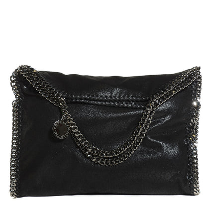 Stella McCartney Shaggy Deer Falabella Fold Over Tote Black 1 of 9