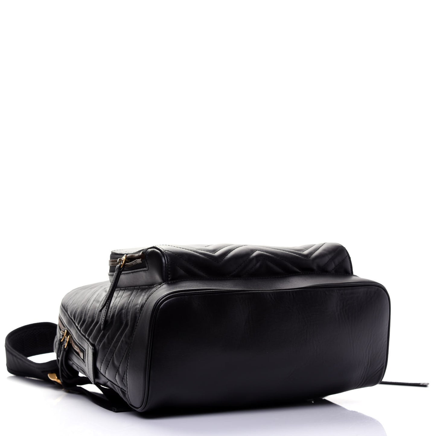 Calfskin Matelasse GG Marmont Day Backpack Black