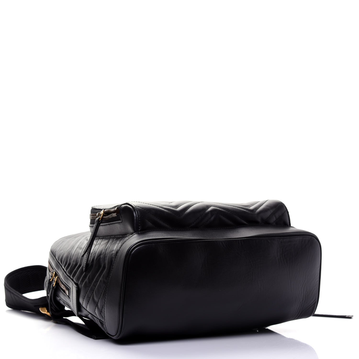 Gucci Calfskin Matelasse GG Marmont Day Backpack Black 3 of 15