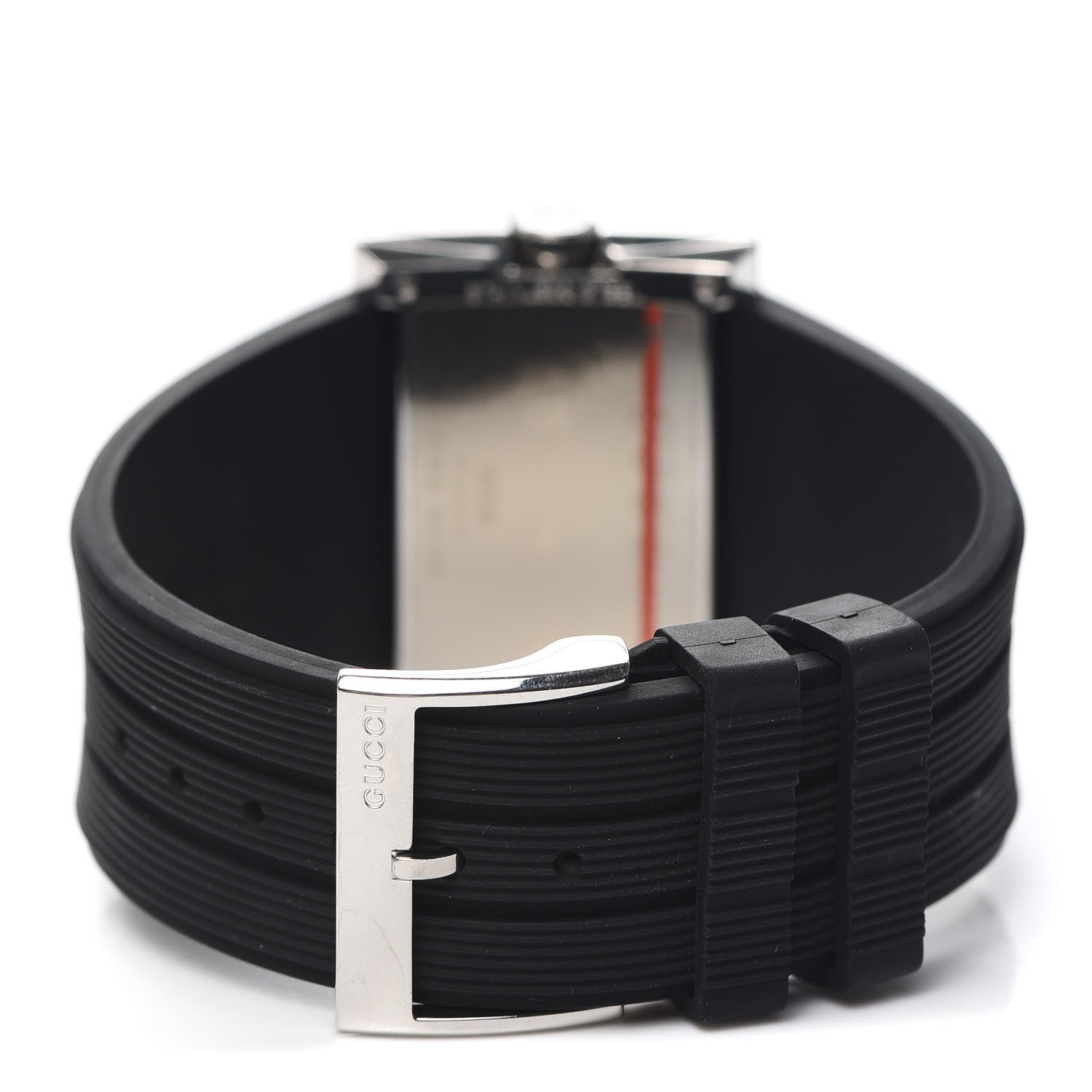 Gucci Stainless Steel Rubber 31mm 100L Quartz Watch 3 of 4