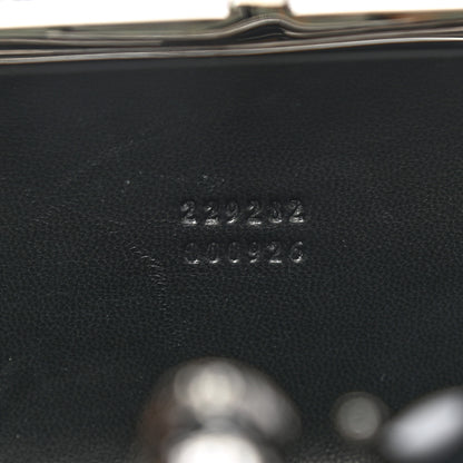 Alexander McQueen Nappa Studded Skull Knuckle Box Clutch Black 8 of 8