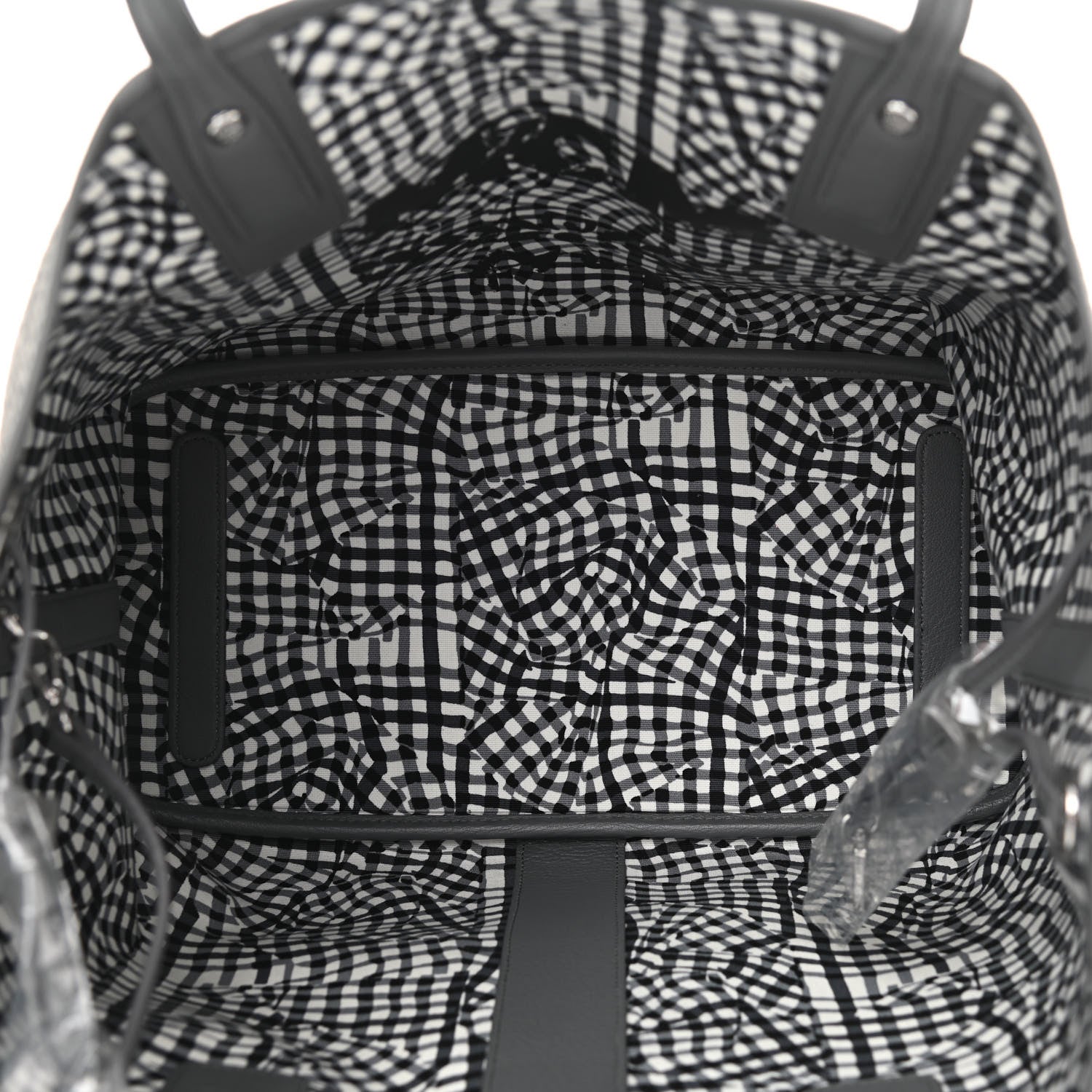 MCM Visetos Medium Liz Reversible Shopper Tote Phantom Grey 6 of 11