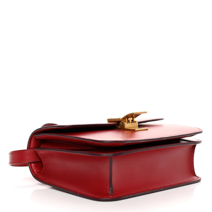 Celine Box Calfskin Teen Classic Box Flap Bag Red 4 of 10