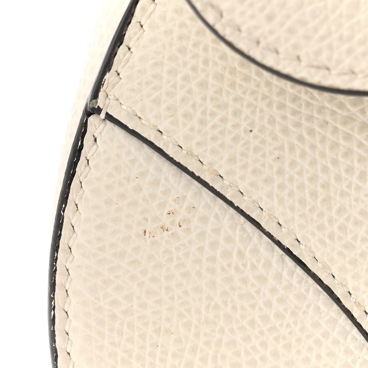 Christian Dior Grained Calfskin Mini Saddle Bag White 13 of 13