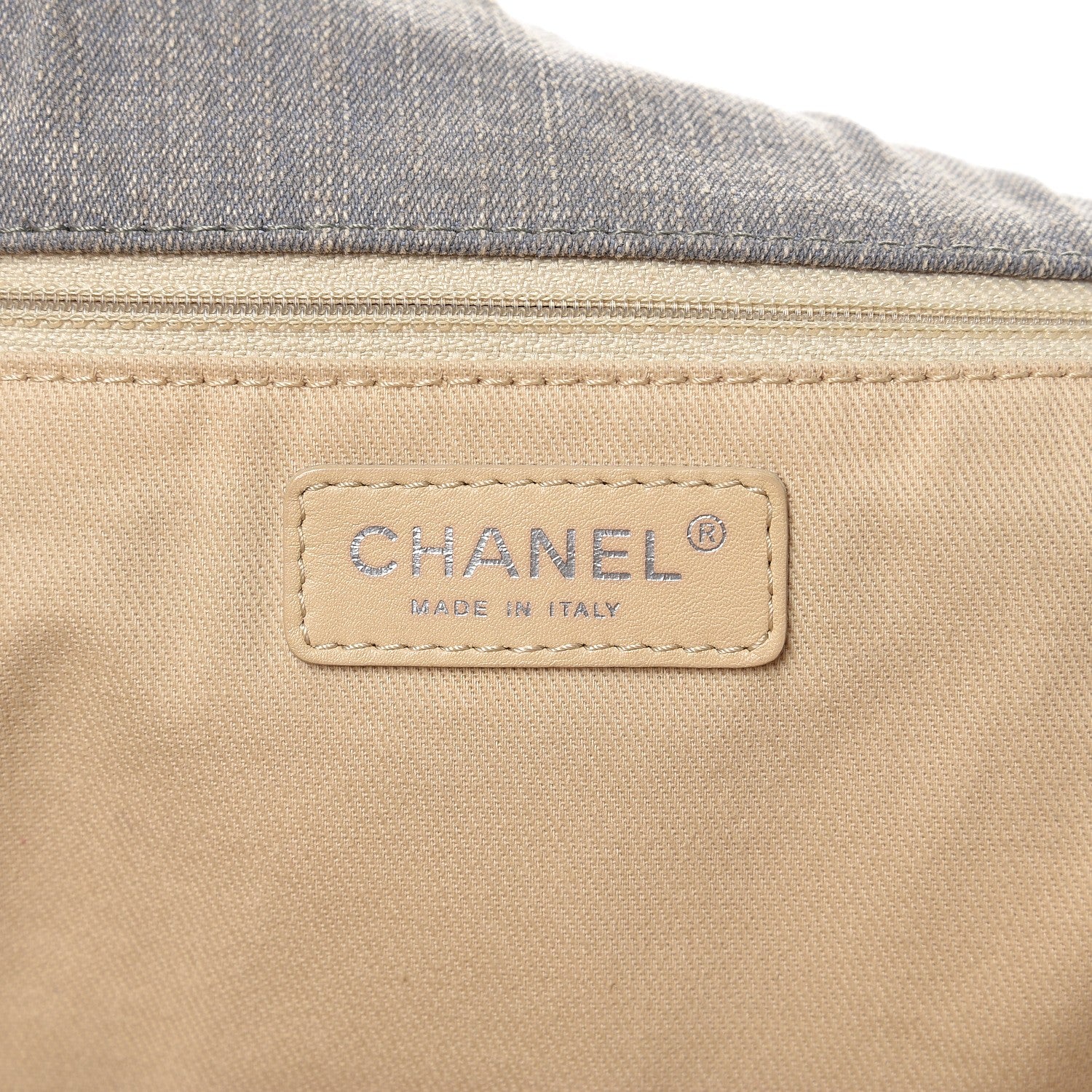 Chanel Canvas Quilted XXL Reissue Flap Grey 6 of 11