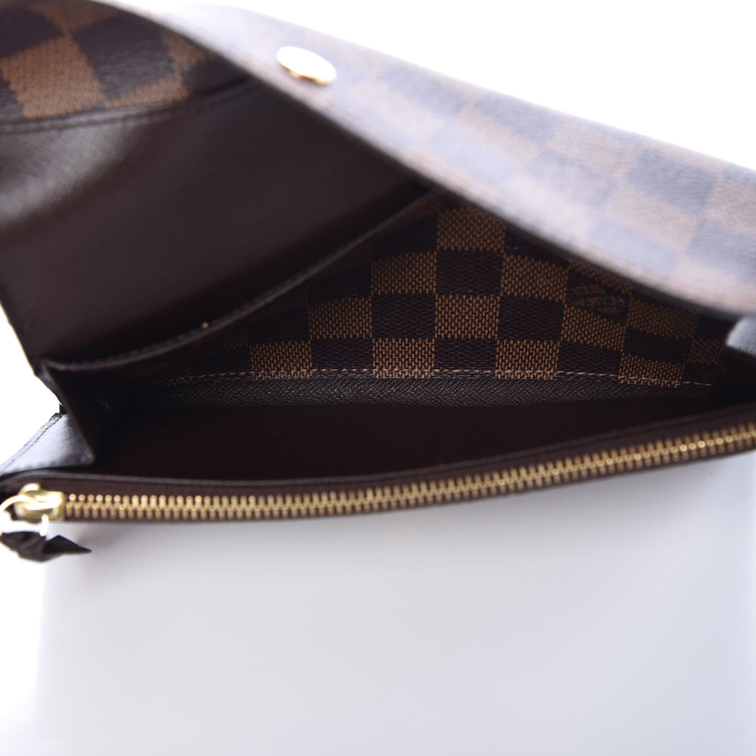 Louis Vuitton Damier Ebene Emilie Wallet 5 of 8