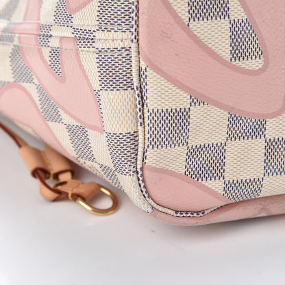 Louis Vuitton Damier Azur Tahitienne Neverfull MM 14 of 17