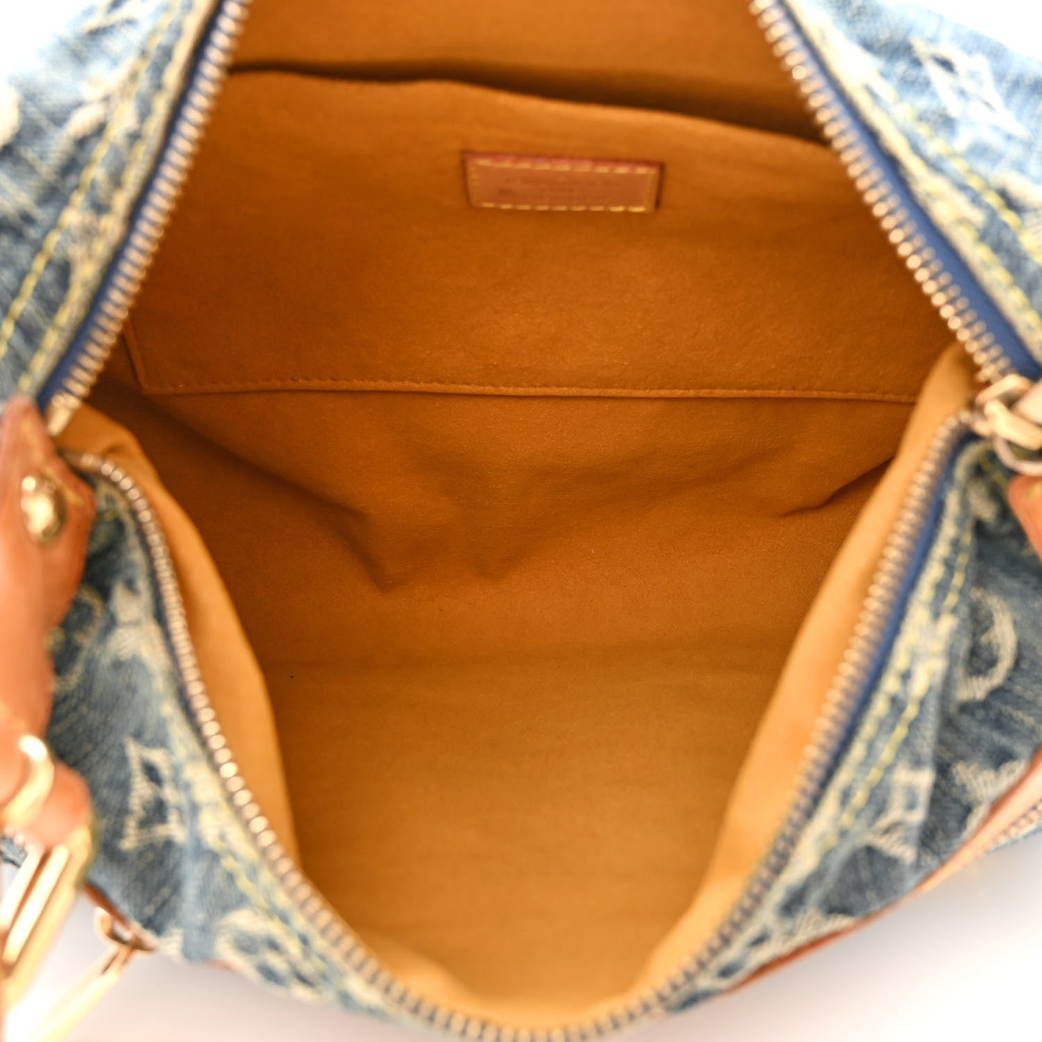 Louis Vuitton Monogram Denim Baggy PM Blue 5 of 12