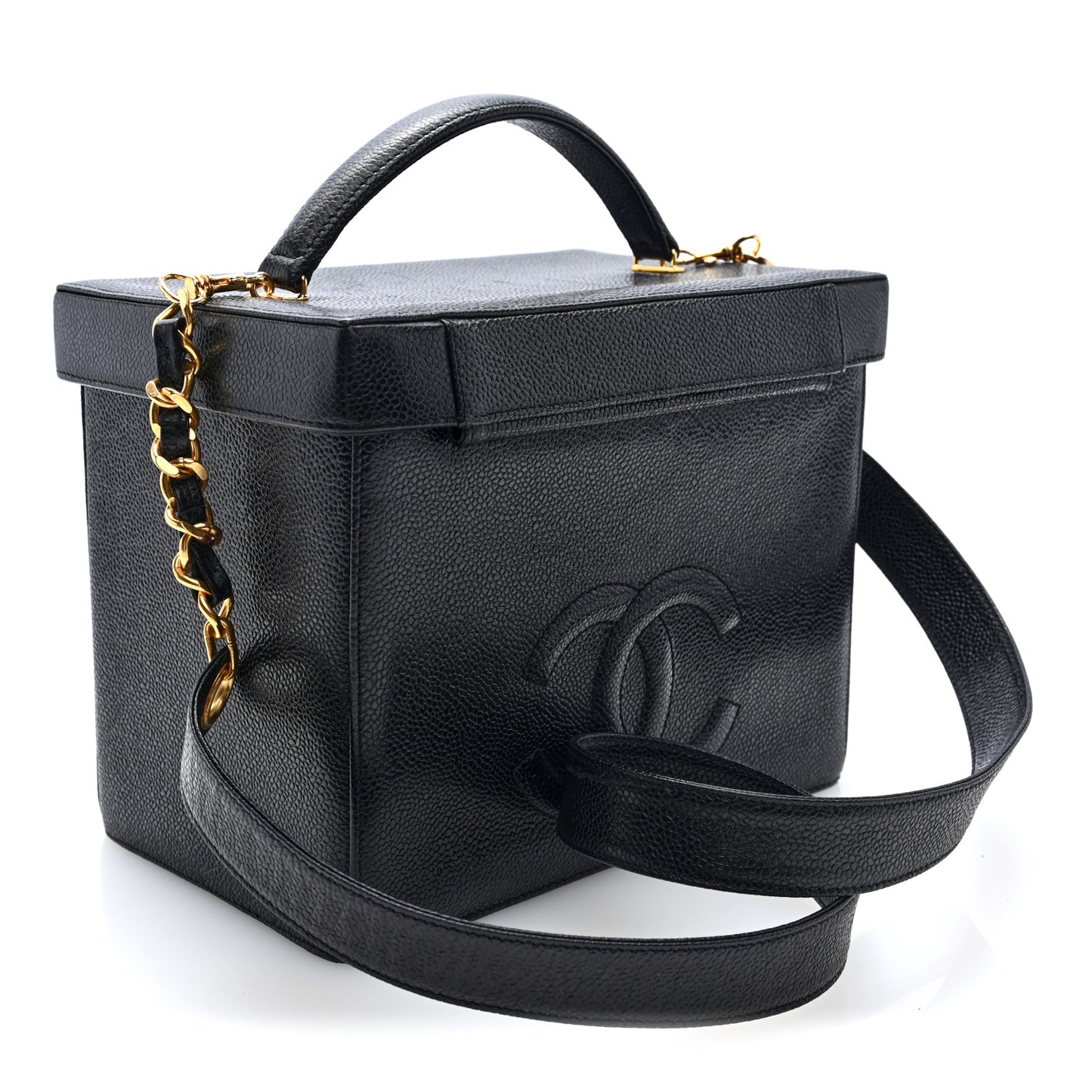 Caviar Vanity Train Case Black