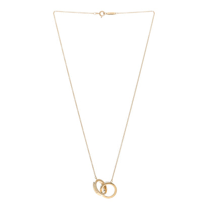 Tiffany 18K Yellow Gold 1837 Interlocking Circles Pendant Necklace 3 of 4