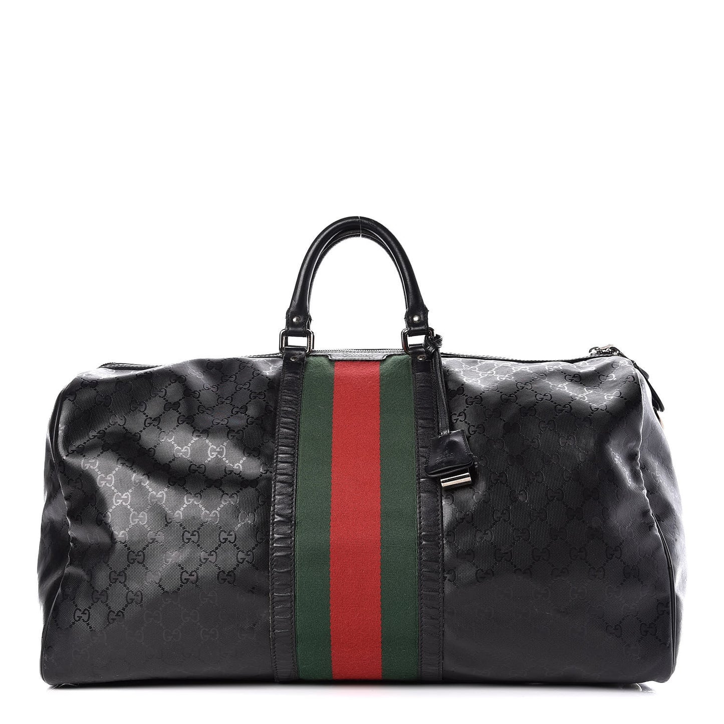 Imprime Monogram Web Carry On Duffle Bag Black