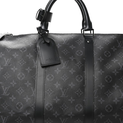 Louis Vuitton Monogram Eclipse Keepall Bandouliere 55 6 of 11