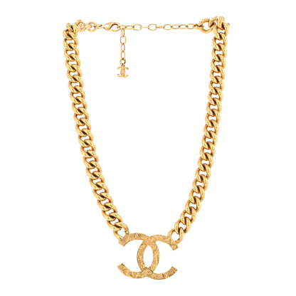 Chanel Metal Natural Stones CC Necklace Gold 3 of 5