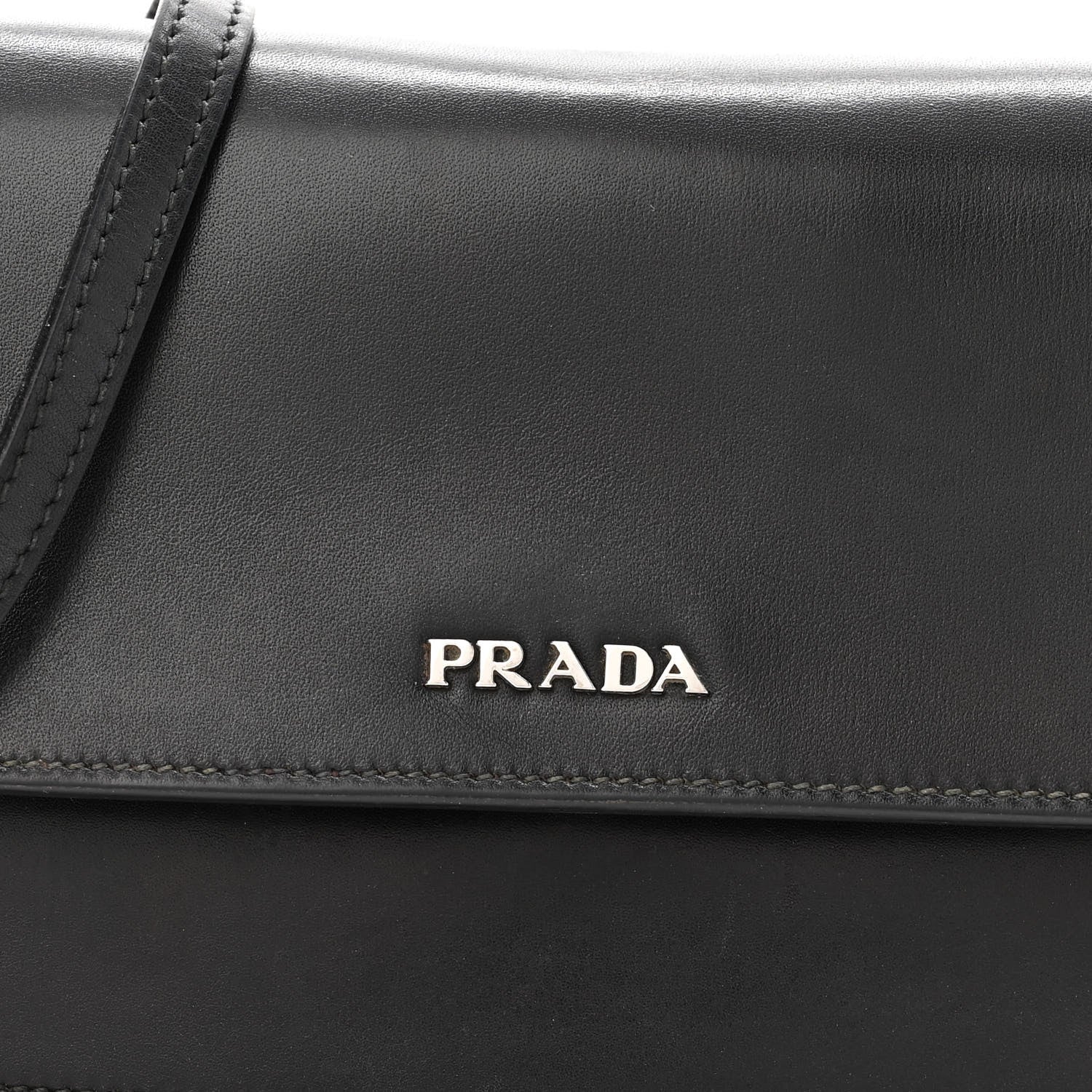 Prada Box Calfskin Mini Bag Black 7 of 10