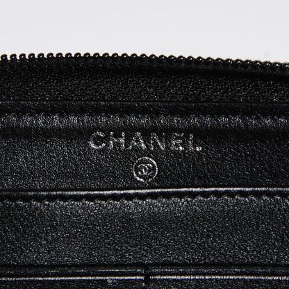 Chanel Caviar Large Timeless CC Zip Around Wallet Black 6 of 8