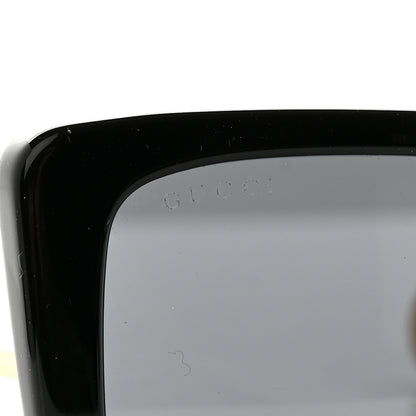 Gucci Acetate Oversize Square Frame GG0435S Sunglasses Black 5 of 7