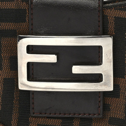 Fendi Zucca Mini Half Moon Baguette Tobacco 7 of 14