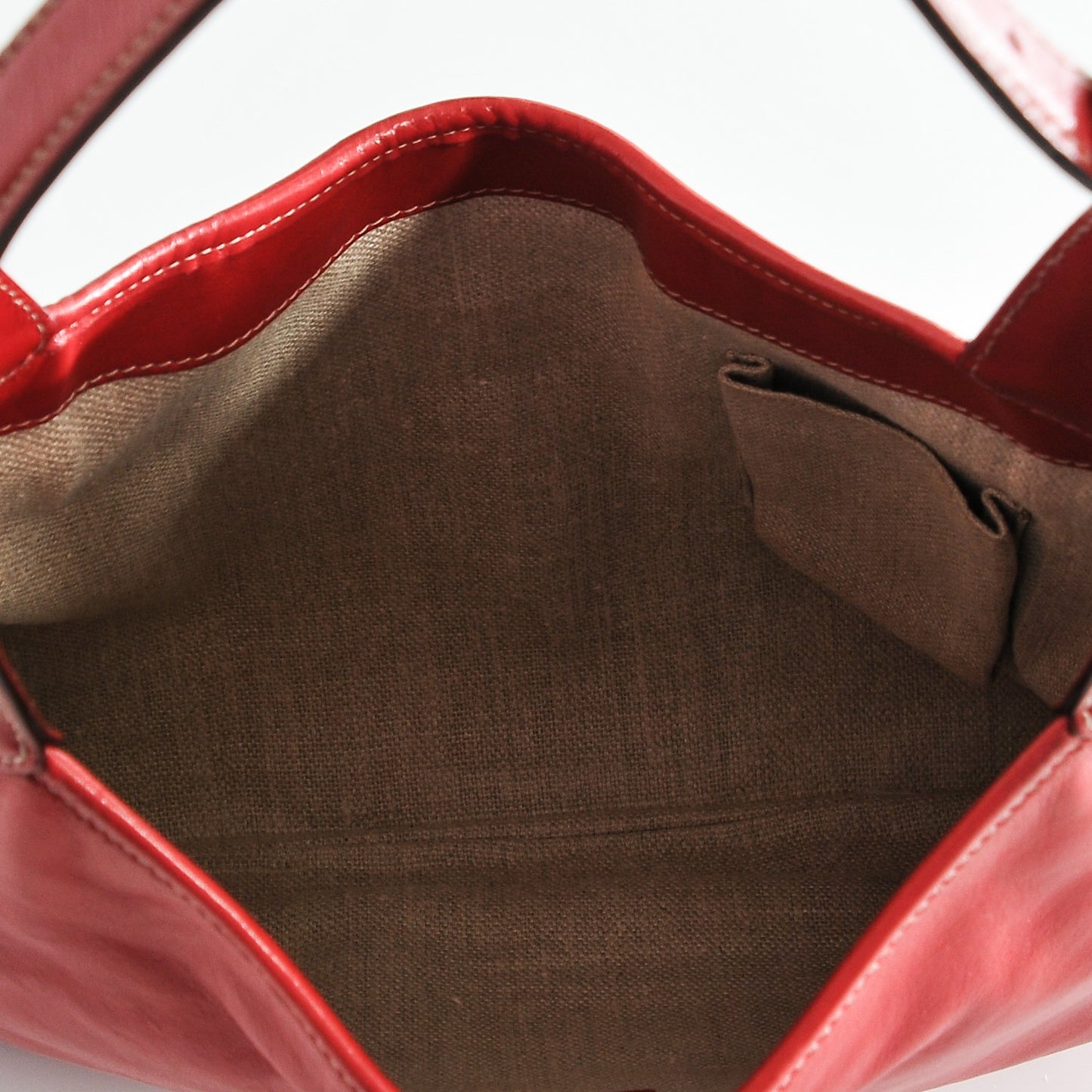 Calfskin Web Medium Jackie O Bouvier Hobo Red