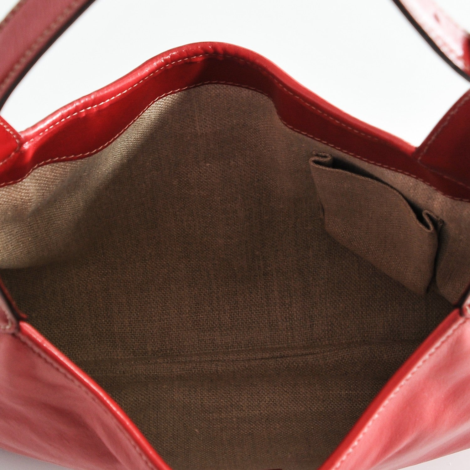 Gucci Calfskin Web Medium Jackie O Bouvier Hobo Red 5 of 6