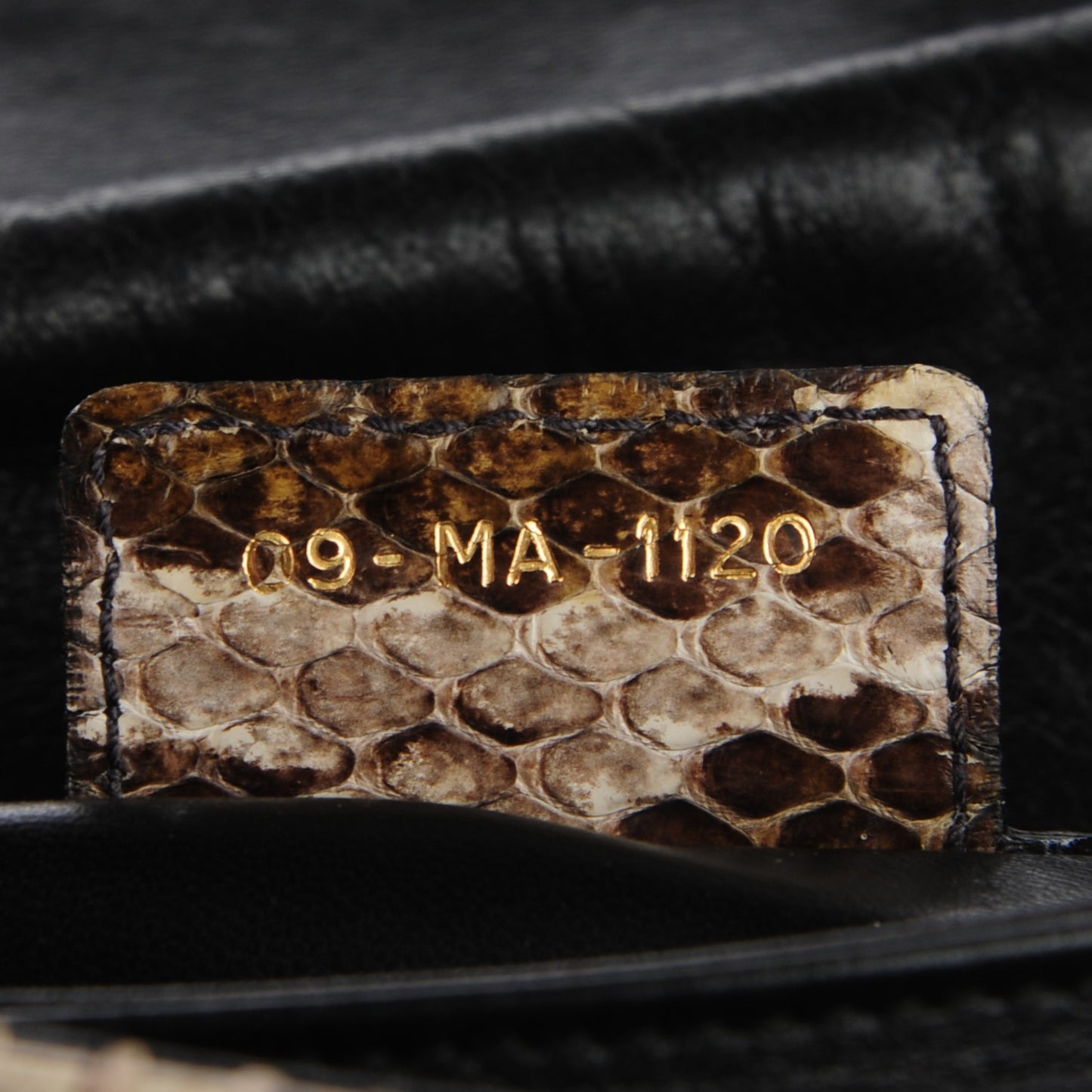 Python New Lock Flap Bag
