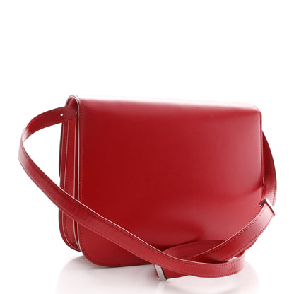 Celine Box Calfskin Medium Classic Box Flap Bag Red 3 of 10