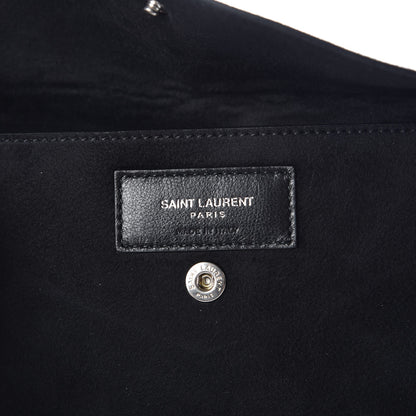 Saint Laurent Lambskin Teddy Drawstring Bag Black 7 of 13