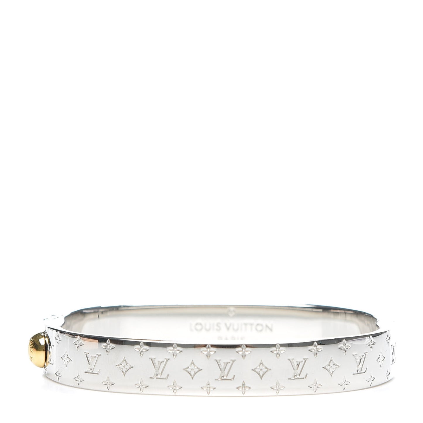 Palladium Monogram Nanogram Cuff S