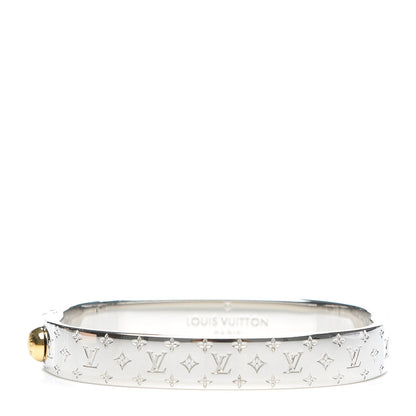 Louis Vuitton Palladium Monogram Nanogram Cuff S 1 of 6